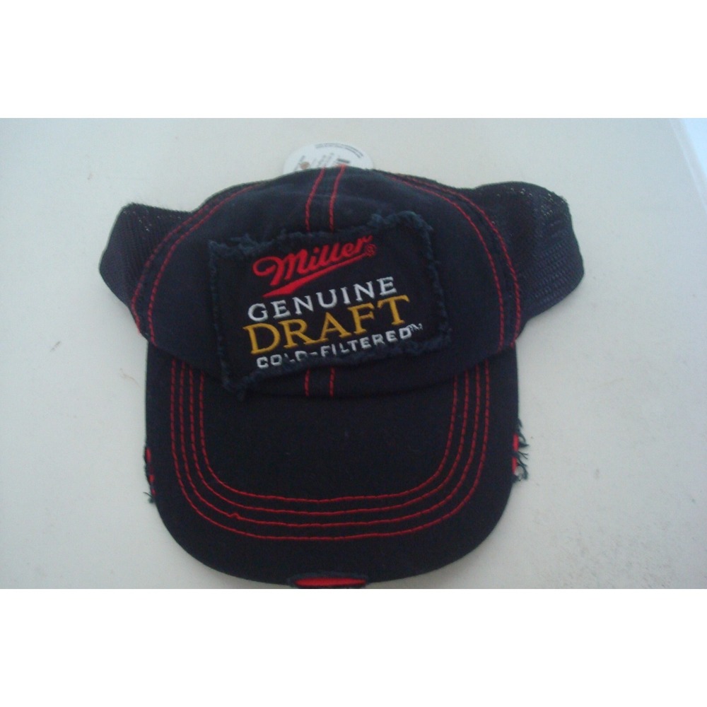MILLER BEER Snapback BEACH GOLF DEADSTOCK HAT CAP VINTAGE H2